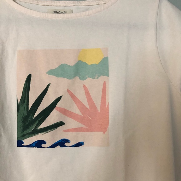 Madewell Graphic Boxy Botanical Tee - Picture 6 of 8